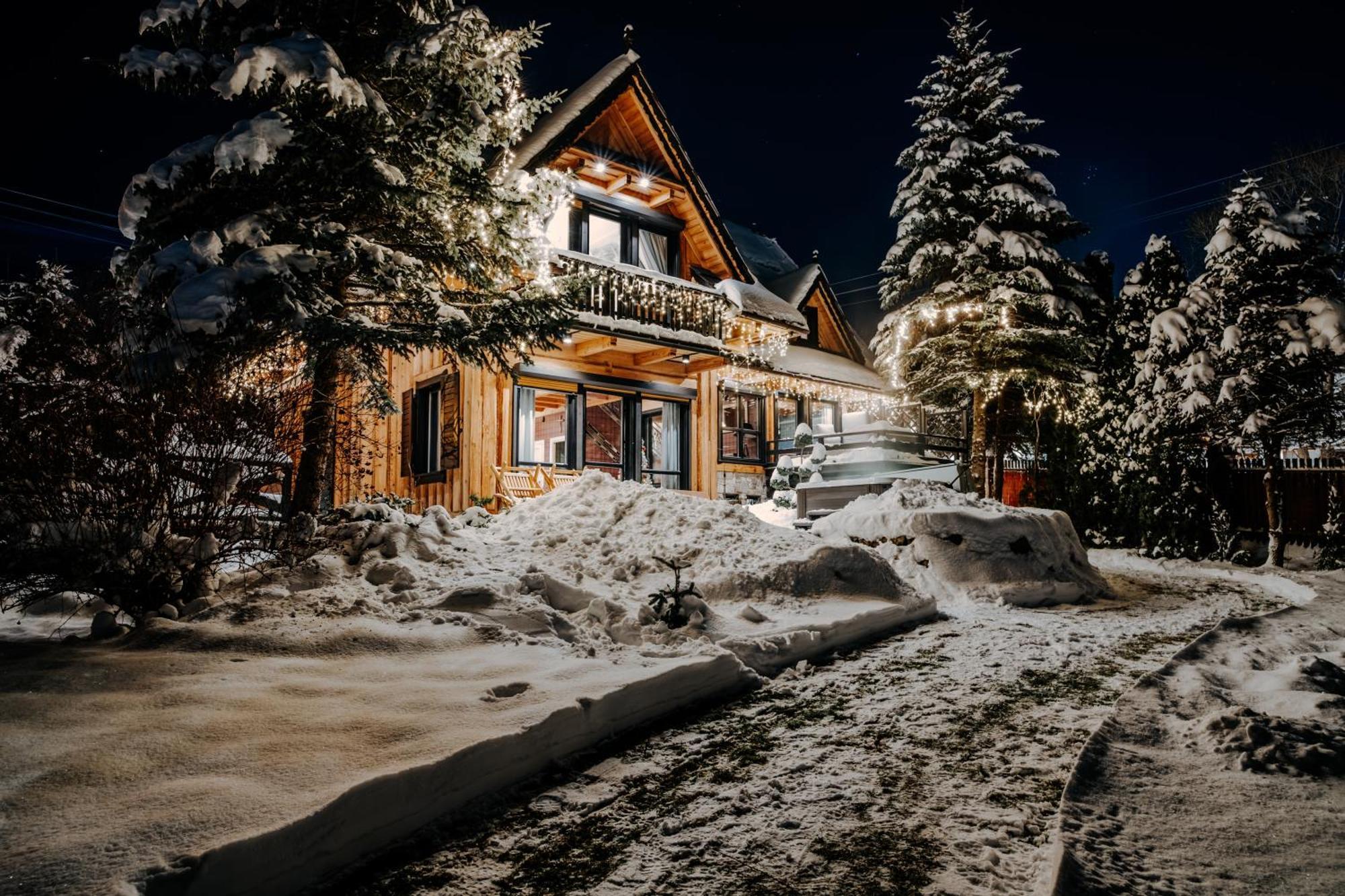 Villa Swiss z jacuzzi, sauną i bilardem Kościelisko Zewnętrze zdjęcie
